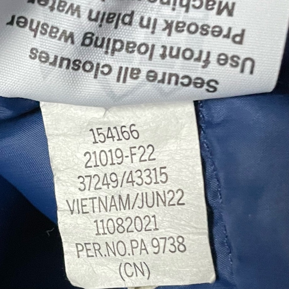 REI Co-op Women's Blue 650 Down Hooded Quilted Puffer Jacket Coat 35392 - Picture 15 of 16